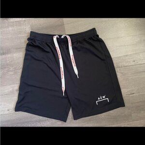 A Cold Wall Black Mesh Shorts Mens Size Large